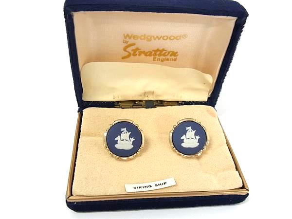 楽天市場】ウェッジウッド WEDGWOOD ジャスパー カフス ボタン 船