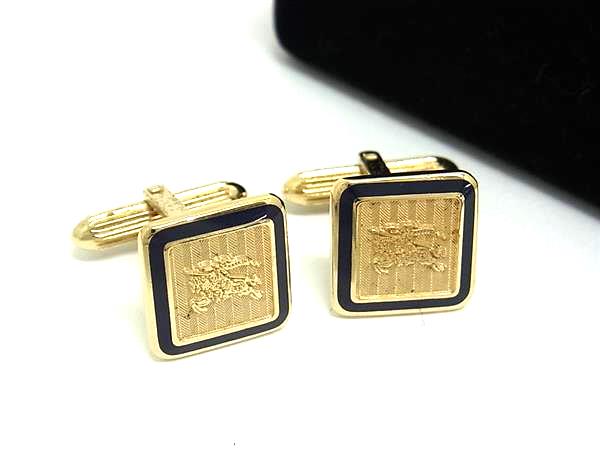 楽天市場】□美品□ BURBERRY バーバリー カフスボタン カフリンクス