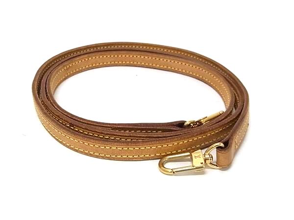 ■美品■ LOUIS VUITTON ルイヴィトン バッグ用 ショルダーストラップ 斜め掛け 肩掛け レディース ブラウン系 HA8332｜pleasure-Store　店