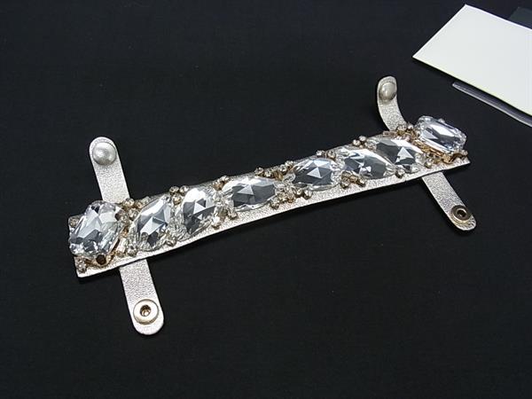 ■新品同様■ Valextra ヴァレクストラ イジィデ レザー ビジュー バッグ用 ハンドルカバー ハンドルグリッパー ゴールド系 HA8877｜pleasure-Store　店