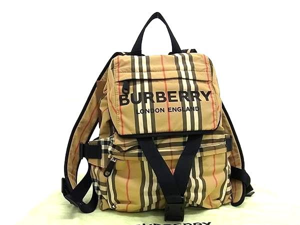 ☆希少/美品☆Burberry’s ヴィンテージチェック バックパック ベージュ ☆希少/美品☆Burberry's ヴィンテージチェック バックパック ベージュ