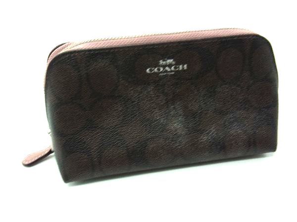 【美品 ★】COACH コーチ アクセサリーポーチ ブラック 黒 シグネチャー 楽天市場】COACH コーチ アクセサリーポーチ 6094 ハンドバッグ