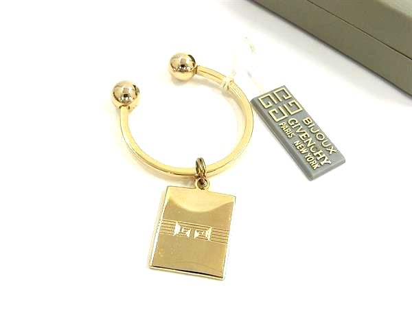 【良品】GIVENCHYジバンシー　ゴールド　パドロック　キーホルダー匿名配送❤︎ 良品】GIVENCHYジバンシー ゴールド パドロック キーホルダー