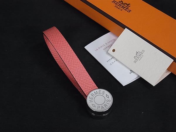 ■極美品■ HERMES エルメス マリス セリエ ヴォーエプソン グローブホルダー 手袋ホルダー レディース ピンク系 FL6543｜pleasure-Store　店