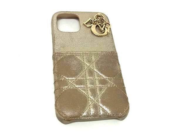 Lady Dior iPhone 12ケースカナージュ ラムスキン Christian Dior - Lady Dior iPhone 12ケースカナージュ