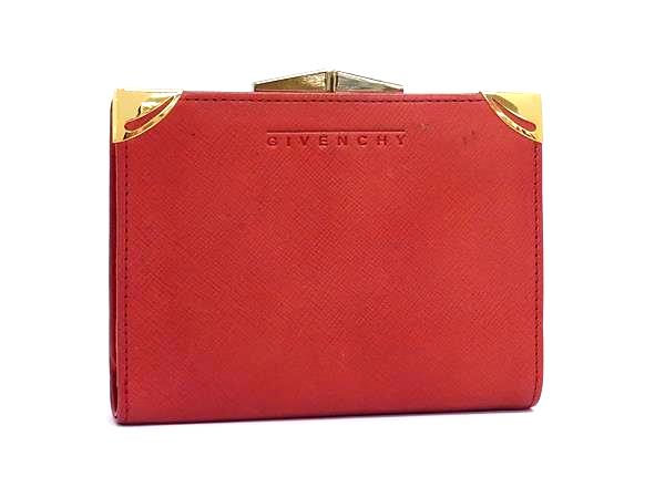 楽天市場】ジバンシィ GIVENCHY がま口 二つ折り財布 ボルドー