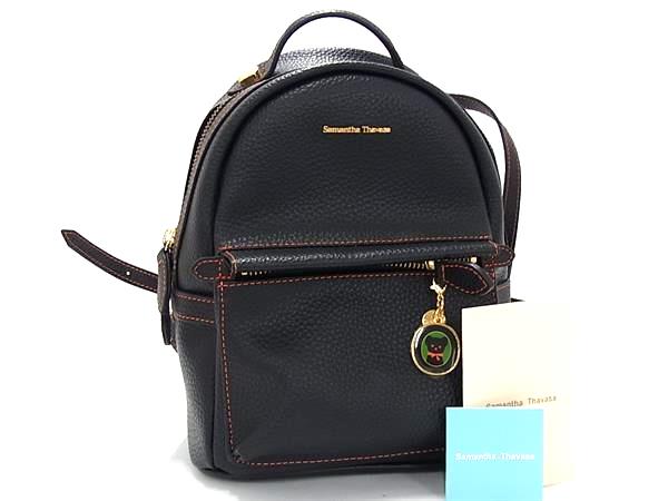 【Samantha Thavas】USHER BACK PACK バッグパック BLACK 本革 Samantha Thavas】USHER BACK PACK バッグパック BLACK 本革
