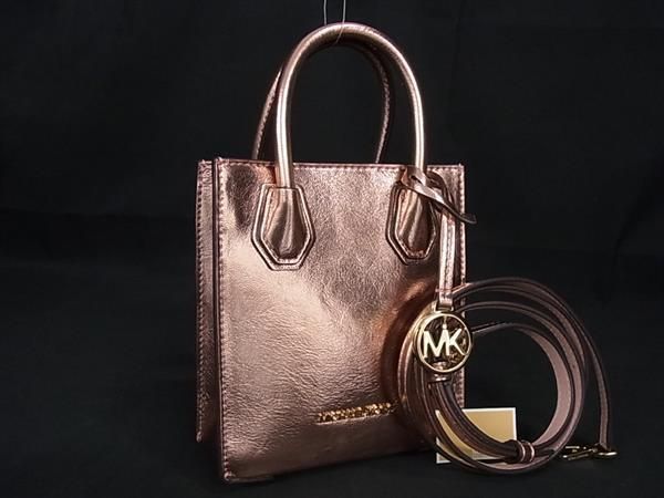 【極美品】 マイケルコース チェーン ショルダーバッグ 肩掛け PVC レザー Michael Kors マイケルコース ロングショルダー ショルダー