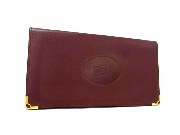 Cartier カルティエ　財布　ウォレット　レザー　ボルドー　レザー 楽天市場】□新品□未使用□ Cartier カルティエ マストライン
