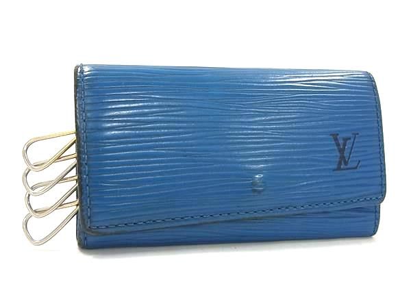 ルイヴィトン　4連キーケース　ミュルティクレ4　エピ　ミルティーユ　ブルー 楽天市場】LOUIS VUITTON ルイ ヴィトン エピ ミュルティクレ4 4