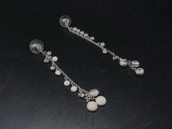 SWAROVSKI ピアス　クロス Symbolica ドロップピアス, 月と星, ブラック, ローズゴールド