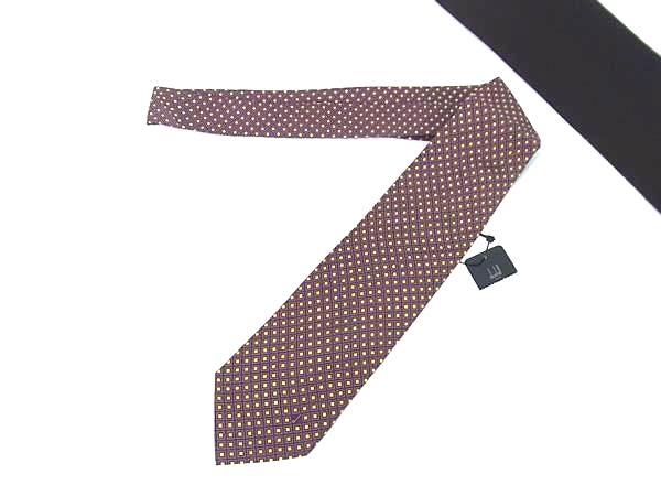 ■新品同様■ dunhill ダンヒル シルク100% 総柄 ネクタイ ビジネス 紳士 メンズ ボルドー系 BQ1669 楽天市場】□新品同様□ dunhill ダンヒル シルク100% 総柄 ネクタイ