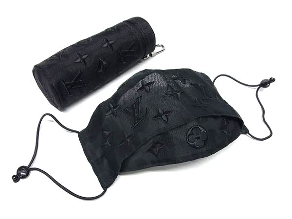 Louis Vuitton ブラック マスクカバー マスクケース Louis Vuitton