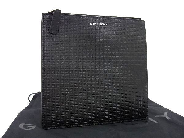 ジバンシー　ブラックポーチ シルバー金具付き 楽天市場】ジバンシィ GIVENCHY 化粧ポーチ ロゴプレート