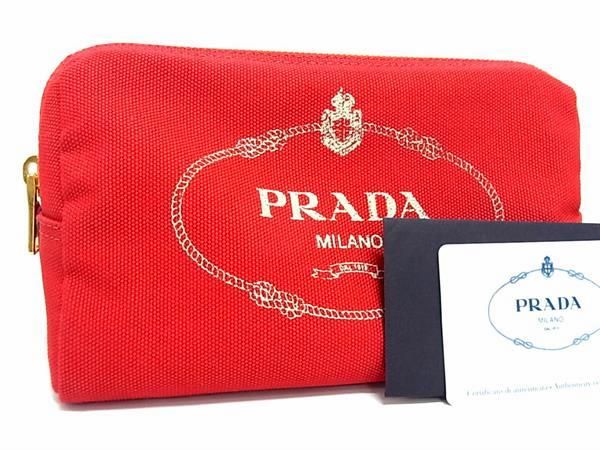 ■新品同様■ PRADA プラダ 2M1214 テスートナイロン スカル ポーチ マルチケース 小物入れ ブラック系 BJ0710 □新品同様□ PRADA プラダ 2M1214 テスートナイロン スカル
