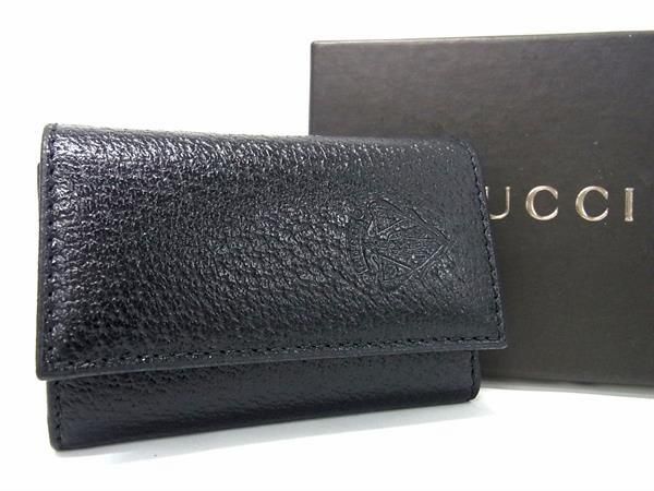 新品未使用　グッチ　キーケース　黒　グッチシマレザー 楽天市場】【新品未使用品】GUCCI グッチ グッチシマ レザー