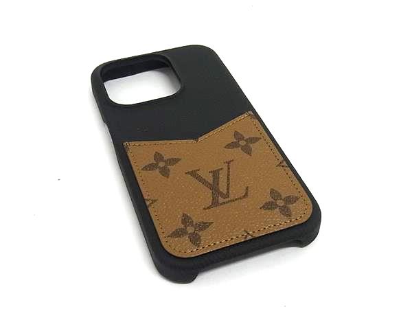■極美品■ LOUIS VUITTON ルイヴィトン M82889 モノグラムリバース バンパー iPhone15Pro 相応う アイフォンケース 赤銅色系 FY0515