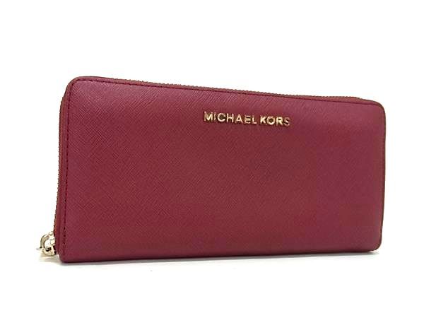 MICHAEL KORS バーガンディ 長財布 MICHAEL KORS マイケルコース 財布 長財布 34H1GT9E8L ジェット