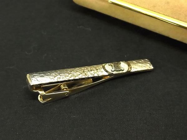 楽天市場】CELINE セリーヌ マカダム ネクタイピン タイクリップ