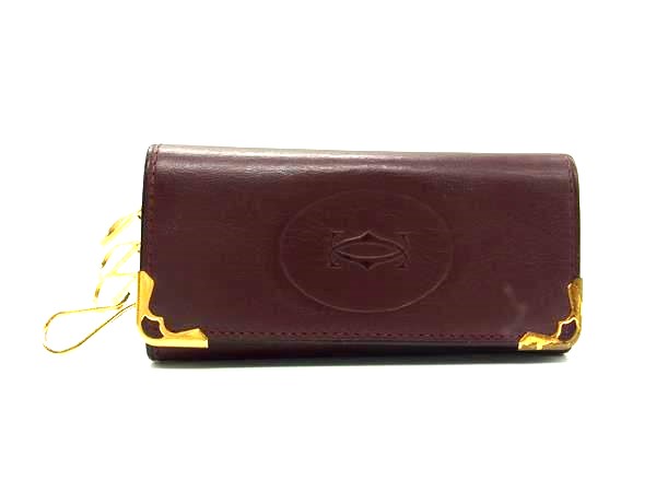 未使用 Cartier カルティエ マストライン キーケース 6連 ボルドー Cartier カルティエ マストライン 6連 キーケース コンパクト