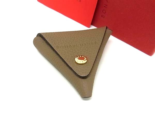 ■新品■未当て嵌める■ BONAVENTURA ボナベンチュラ なめし革 コインケース 硬貨がま口 御釣り入れ レディース メンズ 赤銅色系 BN2940