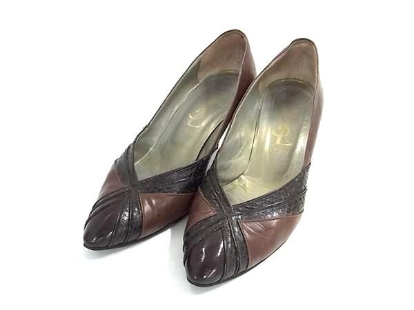●SH14 used ysl サンローラン スエード ストラップ パンプス YVES SAINT LAURENT イヴサンローラン スエード ヒール パンプス