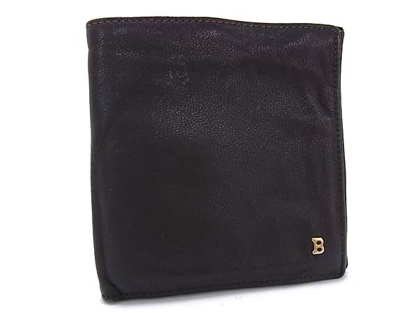 楽天市場】BALLYバリー メンズ財布 2つ折り財布 ボタン小銭入れ DARK