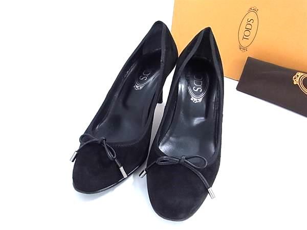 極美品　TOD'S パンプス　トッズ　ヒール　黒　BLACK 楽天市場】【7/23-18時～15％OFFクーポン対象】TODS トッズ