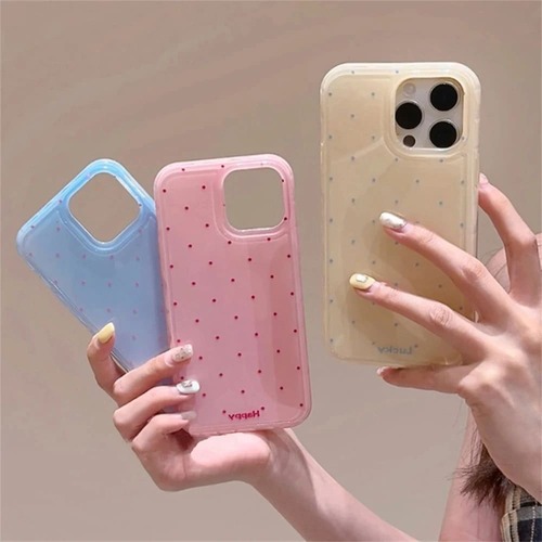 水色ドット iPhoneケース シンプル可愛い 楽天市場】iPhone ケース ポルカドット ドット 水玉 パステルカラー