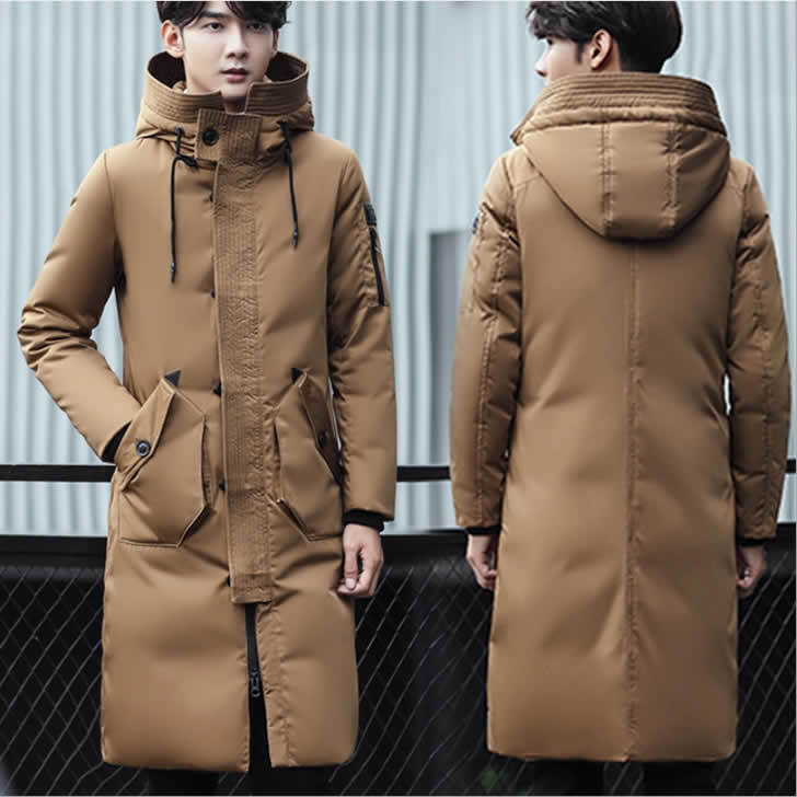 楽天市場 メンズ ダウン ダウンジャケット コート フード付き カジュアル アウター ロング メンズファッション Y S Factory ｙｓ ｆａｃｔｏｒｙ