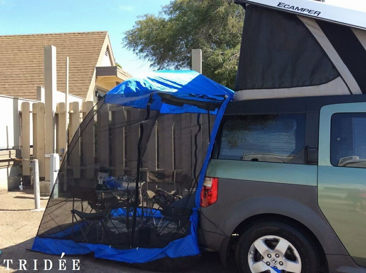 銀輪 後面 戸口 円蓋 露営テント 車のバックドア併設 Tridee 楽ちん空間 3面殺虫剤メッシュ道筋 車内と交りが適当 酬いラック たわいない興す テントの車ししむら人付合一部分に磁石が内蔵されており簡単に除けるできます Lapsonmexico Com