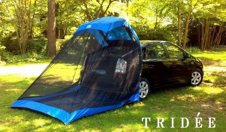 楽天市場 車 バック ドア テント キャンプテント 車のバックドア連結 Tridee 快適スペース 3面防虫メッシュ仕様 車内と行き来が可能 カバー付 簡単設置テントの車ボディー接触部分にマグネットが内蔵されており簡単に取り外しできます Ys Space Refined