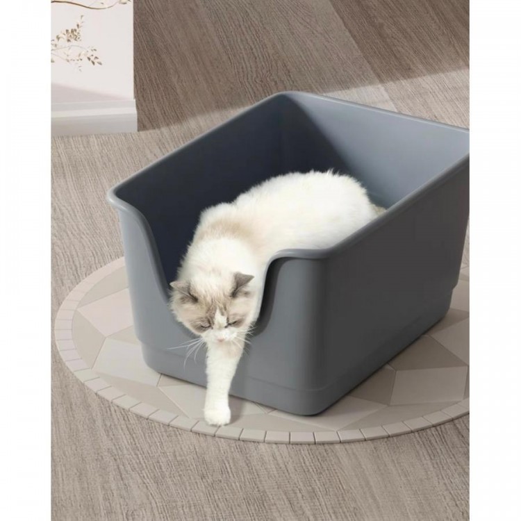 【百貨店SALE！先着30名様★500円引き換え証!】 猫猫ねこ用室内用便器猫室内用便器ねこ室内用便器大電気容量大きめ大型大型猫飛び散らないペットペットグッズ猫備品室内用便器入れもの御盆室内用便器備品