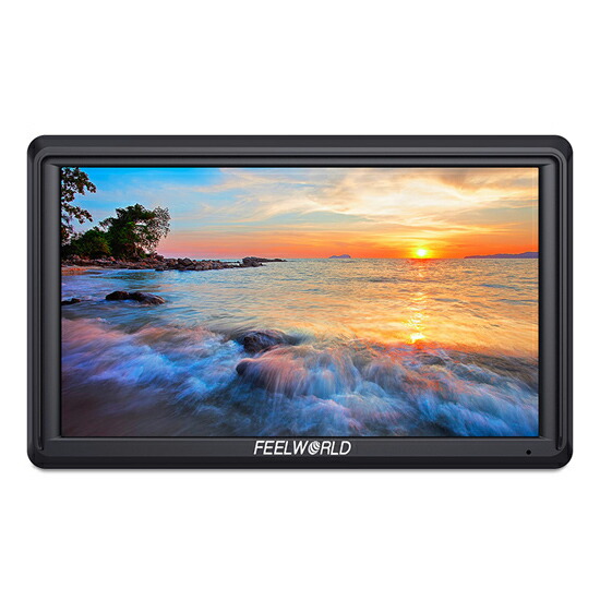 FEELWORLD FW568 V3 フィールワールド 6in 管する DSLRカメラフィールドモニター 3D LUT/砂紋/ベクター図小型4K HDMI入出力盛りだくさん固定ディスク 1920x1152 LCD IPS ジンバル/安定器用 ソニーF970/キヤノンLP-E6乾電池