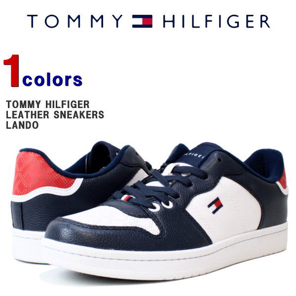 トミー スニーカー Tommy Hilfiger トミーヒルフィガー メンズ レザースニーカー スニーカー 靴 シューズ 革 レザー Tm Lando Lether Shoes カッコイイ オシャレ プレゼント ギフト Lando あす楽対応 Psicologosancora Es