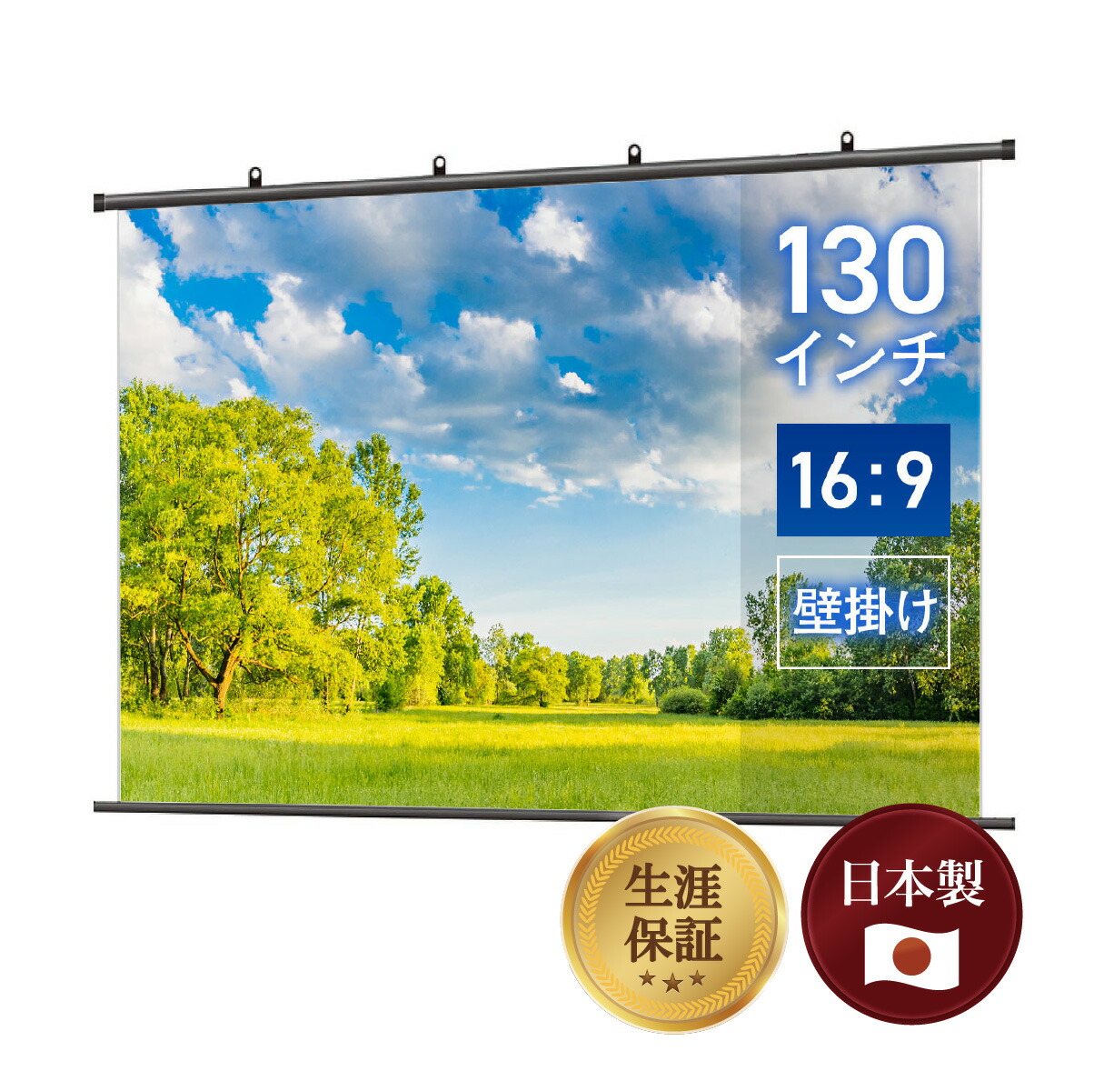 【日本製 生存期間引きうける】芝居小屋住み家 映写機 映写幕 130in 吊り下げ 広広とした 16:9 養護ホーム芝居小屋 手動 天吊り 飾りつけ 軽さ 持ちはこぶ 高画質 リビング 盛りだくさん高品位テレビ 芝居小屋お座敷 アラス BTP2880WSD