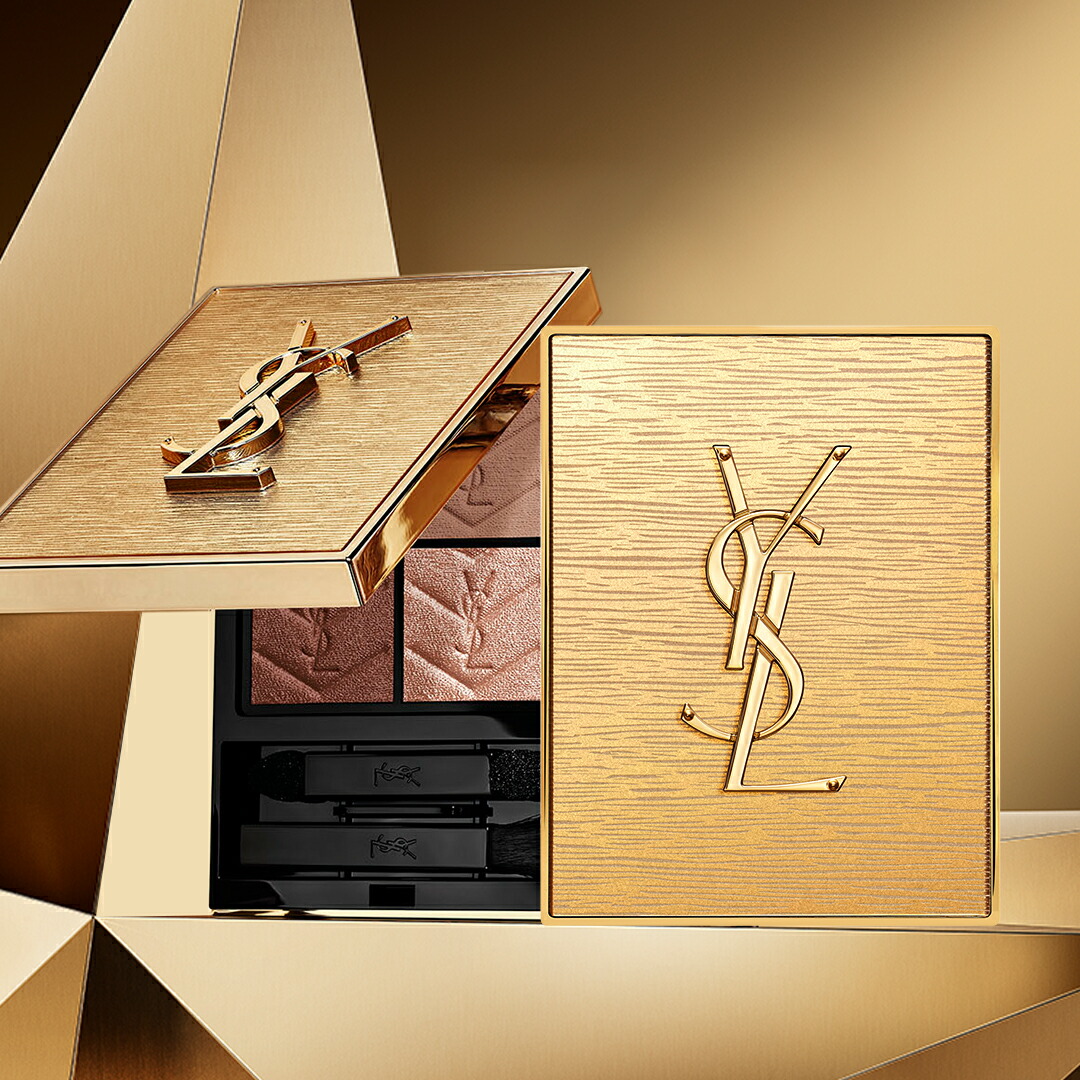 YSL 限定 アイシャドウパレット 新品 YSL」の“宝石アイシャドウパレット”に新色のピーチカラーが登場