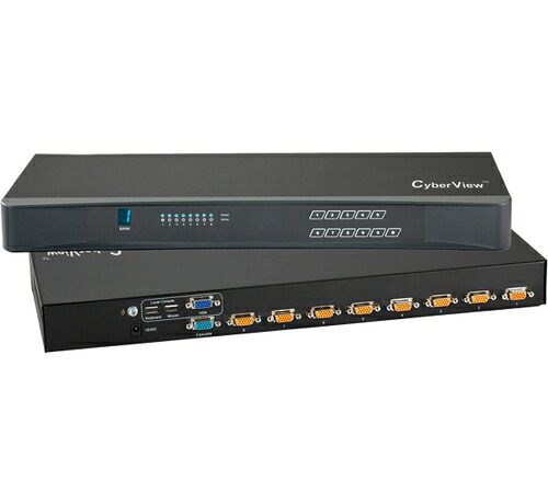 CV-S801：8界面KVM切換器｜VGA：WUXGA/1080p｜USB HID｜デイジーチェーン繋ぎ合わせる相応う｜KVM有線テレビ8本同梱