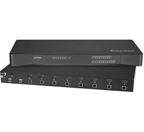 CV-801D：8界面KVM切換器｜HDMI/DVI-D：WUXGA/1080p｜USB HID