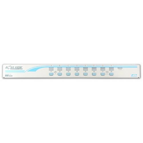 UCNV-116DRBC：16界面 VGA + USB・なおなお書き/2 KVMうつり変わり器 (KVM有線テレビ・ラックマウントブラケット同梱)