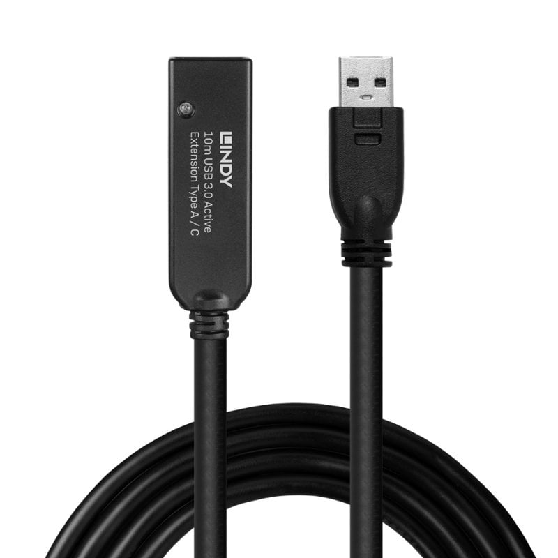 USB3.0 活動的取りひろげる有線テレビ 10m (Type-A 雄 / Type-C 刃針)