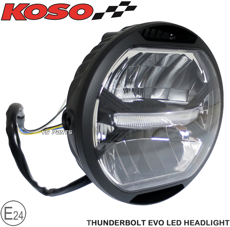 楽天市場】【送料無料】[正規品]KOSO車検対応LEDヘッドライト[サンダー 