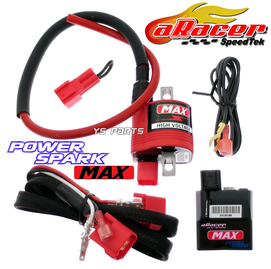 9段階切替 aRacer パワースパーク MAX強化イグニッションコイル Power Spark MAX 5型シグナスX SED8J 国内B8S  台湾B2J 新品未使用