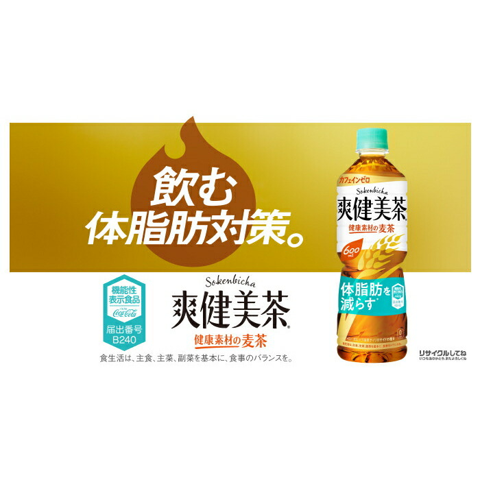 休み 爽健美茶 健康素材の麦茶 600ml 48本入 materialworldblog.com