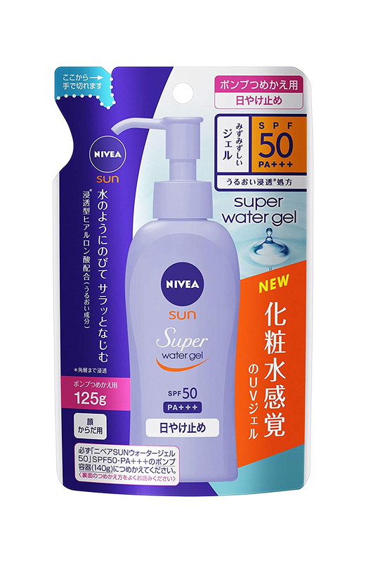 楽天市場】花王 ニベアUV ウォータージェル SPF50 ポンプ 140g : 東京生活館