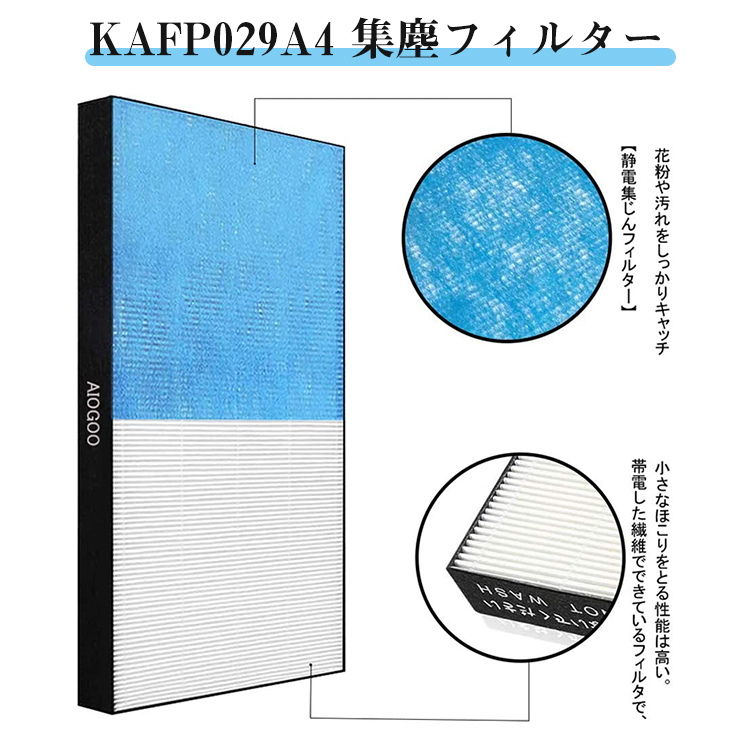 ファッションデザイナー 純正品 DAIKIN KAFP029A4 空気清浄機用集塵