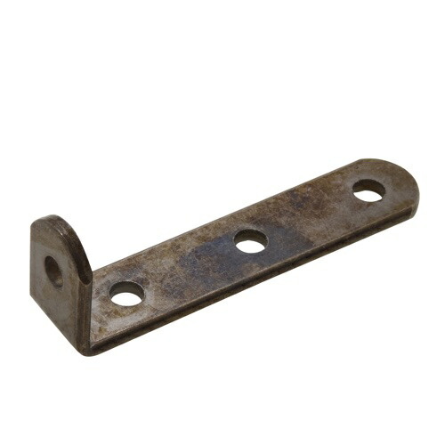 KV ミニステーL字金具 MS34 44X14mm 黒 (500個箱売)