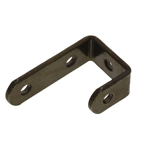 KV ミニステーコの字金具 MS54 黒 14X17.6x29粍 黒 (500個箱売)