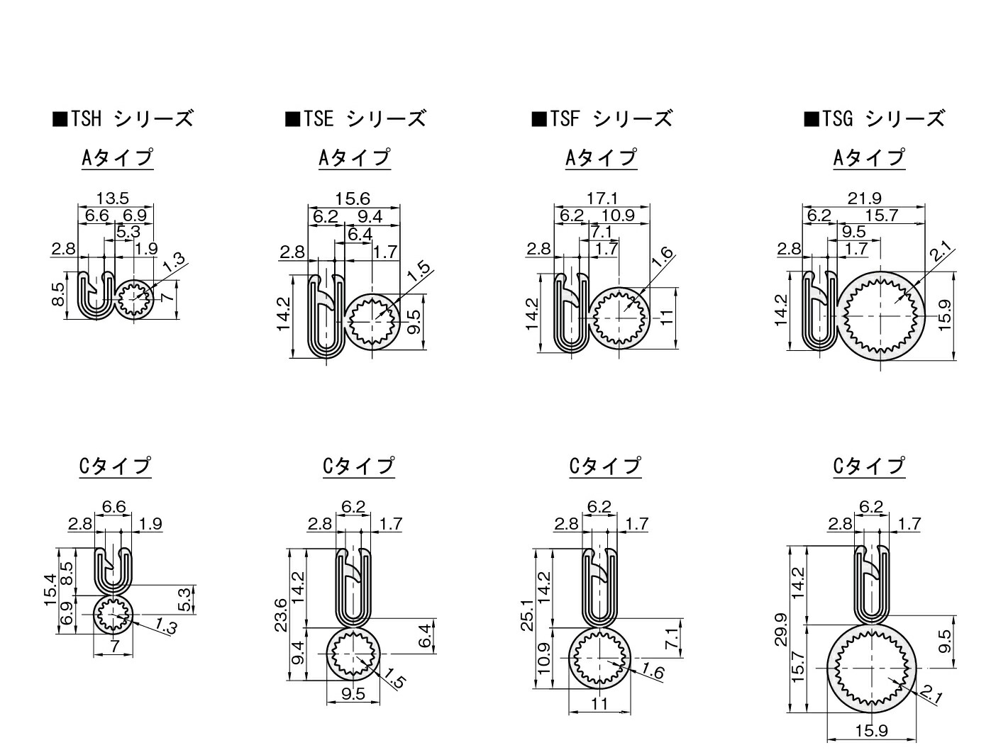 IWATA TSEB240A-L34 トリムシール (一体成型) 耐油TPE 34M-