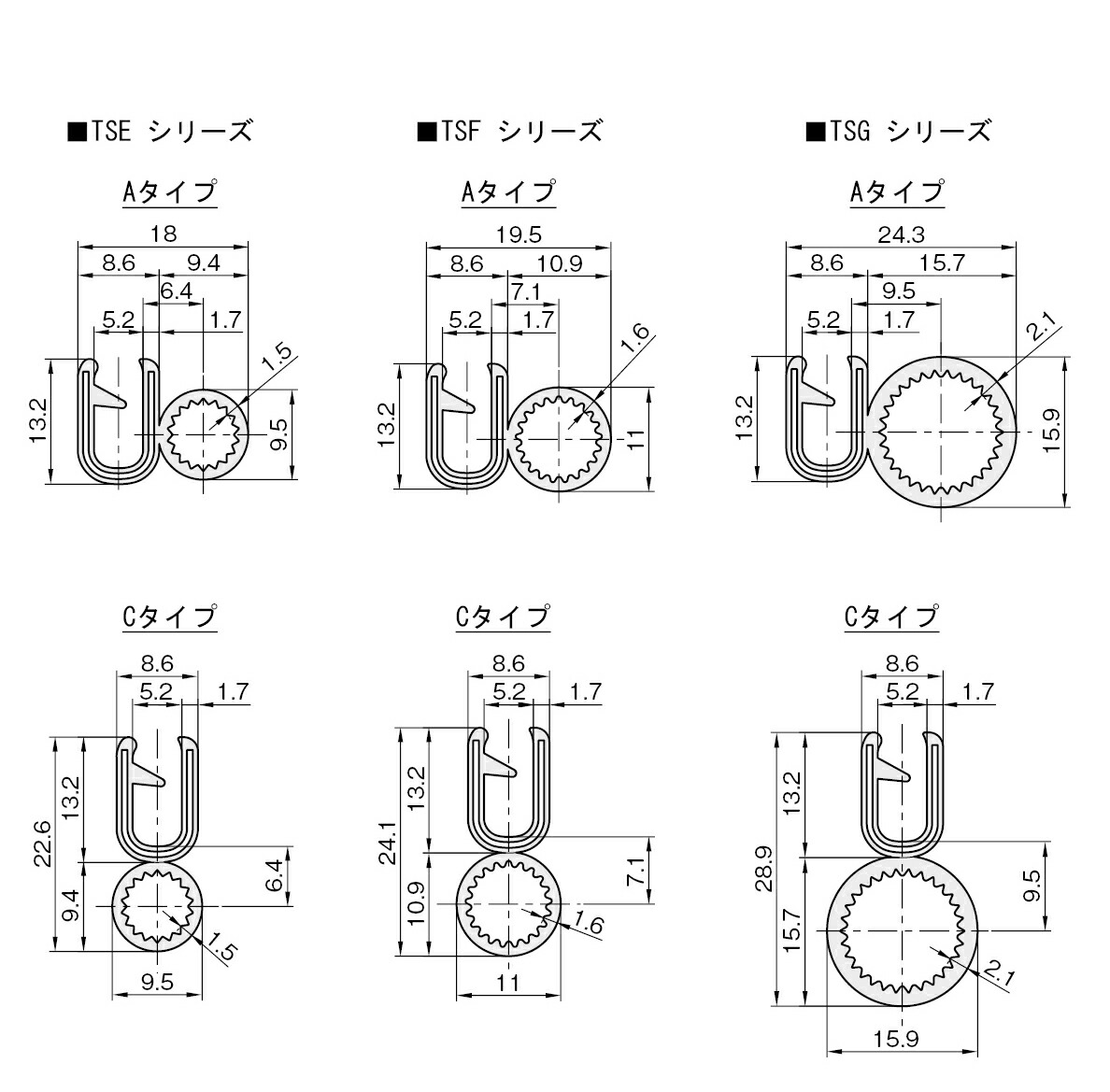 岩田製作所 トリムシール (一体成型) 耐油TPE 33M TSFB480C-L33